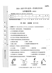 陕西省咸阳市永寿县店头中学2024-2025学年九年级上学期期末考试化学试题