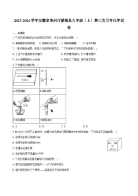 2025-2026学年安徽省亳州市蒙城县九年级（上）第三次月考化学试卷（含答案）