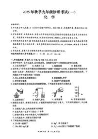 四川省广安市岳池县2025-2026学年九年级上学期一诊考试化学试卷(月考)