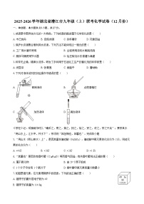 2025-2026学年湖北省潜江市九年级（上）联考化学试卷（12月份）-自定义类型