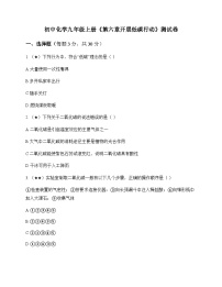 初中化学九年级上册第六章 开展低碳行动 测试卷及深度剖析