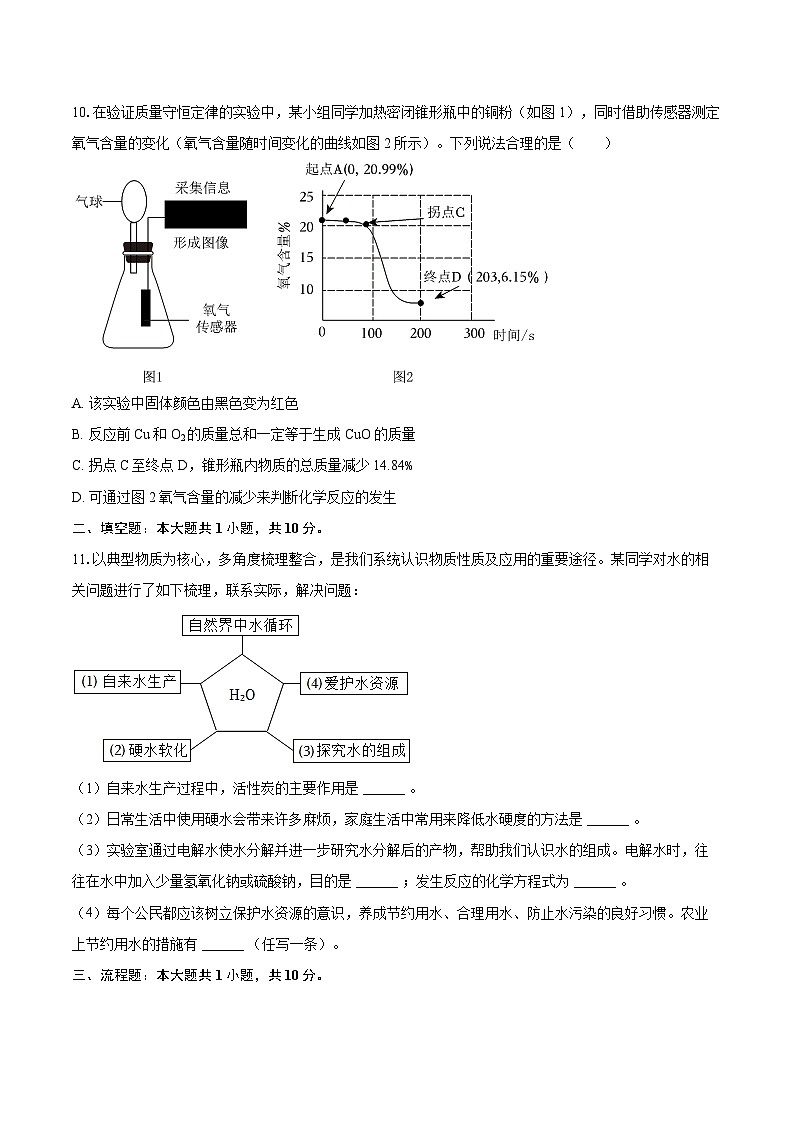 2024-2025学年山西省大同市部分学校九年级(上)期末化学试卷-自定义类型第3页