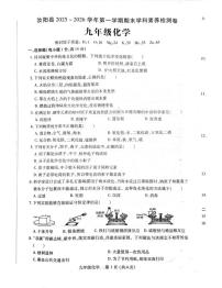 河南省洛阳市汝阳县2025-2026学年九年级上学期1月期末化学试题