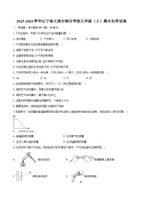 2025-2026学年辽宁省大连市部分学校九年级（上）期末化学试卷（含答案）