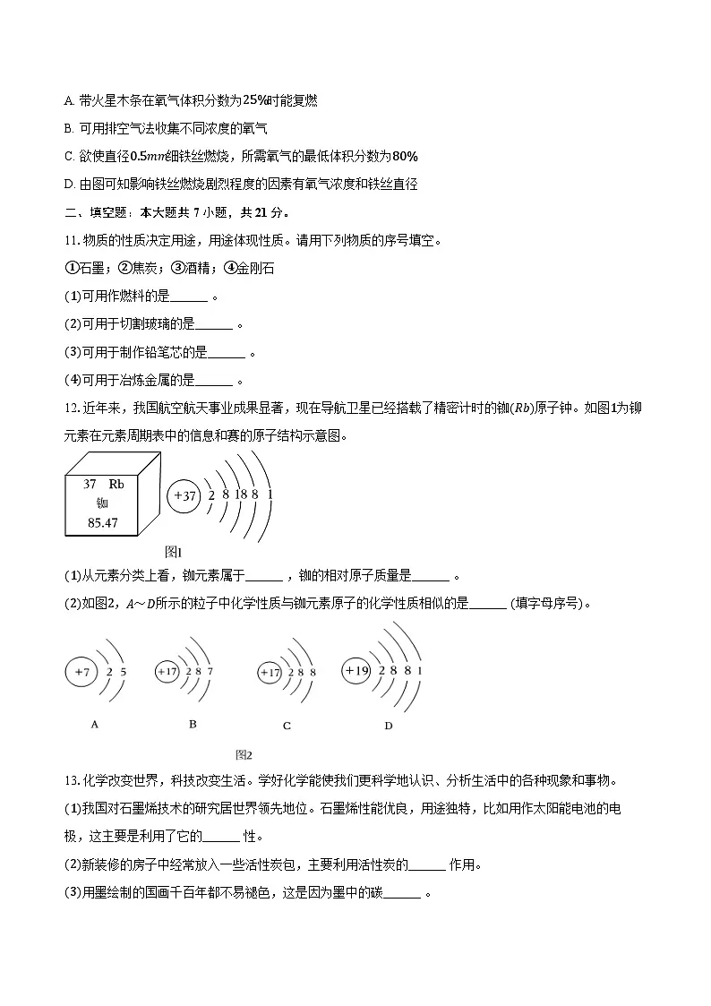2025-2026学年吉林省九年级(上)期末化学试卷(含答案)第3页