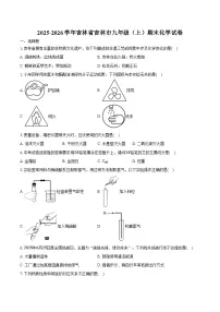 2025-2026学年吉林省吉林市九年级（上）期末化学试卷（含答案）