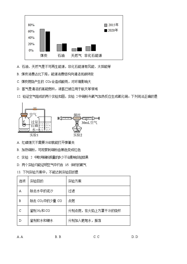 2022-2023学年广东省广州市天河区九年级上学期期末化学试题(含答案)第3页
