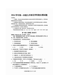 2024-2025学年广东省广州市番禺区九年级上学期期末化学试题(含答案)