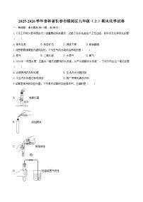 2025-2026学年吉林省长春市绿园区九年级(上)期末化学试卷-自定义类型