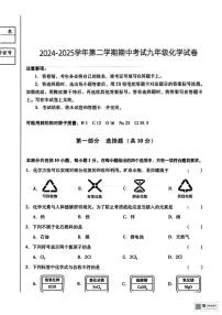 甘肃省张掖市山丹县清泉镇双桥学校2024-2025学年九年级上学期期中考试化学试卷