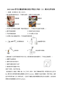 2025-2026学年安徽省淮南市部分学校九年级（上）期末化学试卷（含答案）