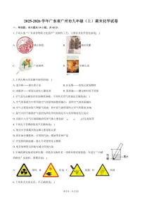 2025-2026学年广东省广州市九年级（上）期末化学试卷（含答案）