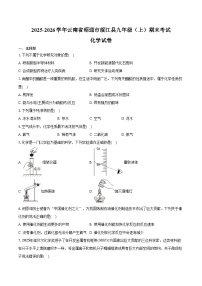 2025-2026学年云南省昭通市绥江县九年级(上)期末化学试卷(含答案)