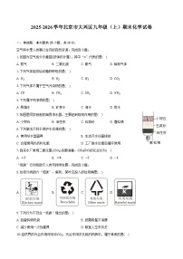 2025-2026学年北京市大兴区九年级（上）期末化学试卷（含答案）