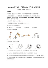 2025-2026学年度第一学期期末考试 九年级 化学练习卷