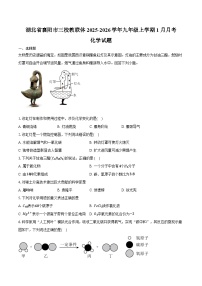 湖北省襄阳市三校教联体2025-2026学年九年级上学期1月月考化学试卷（含答案）