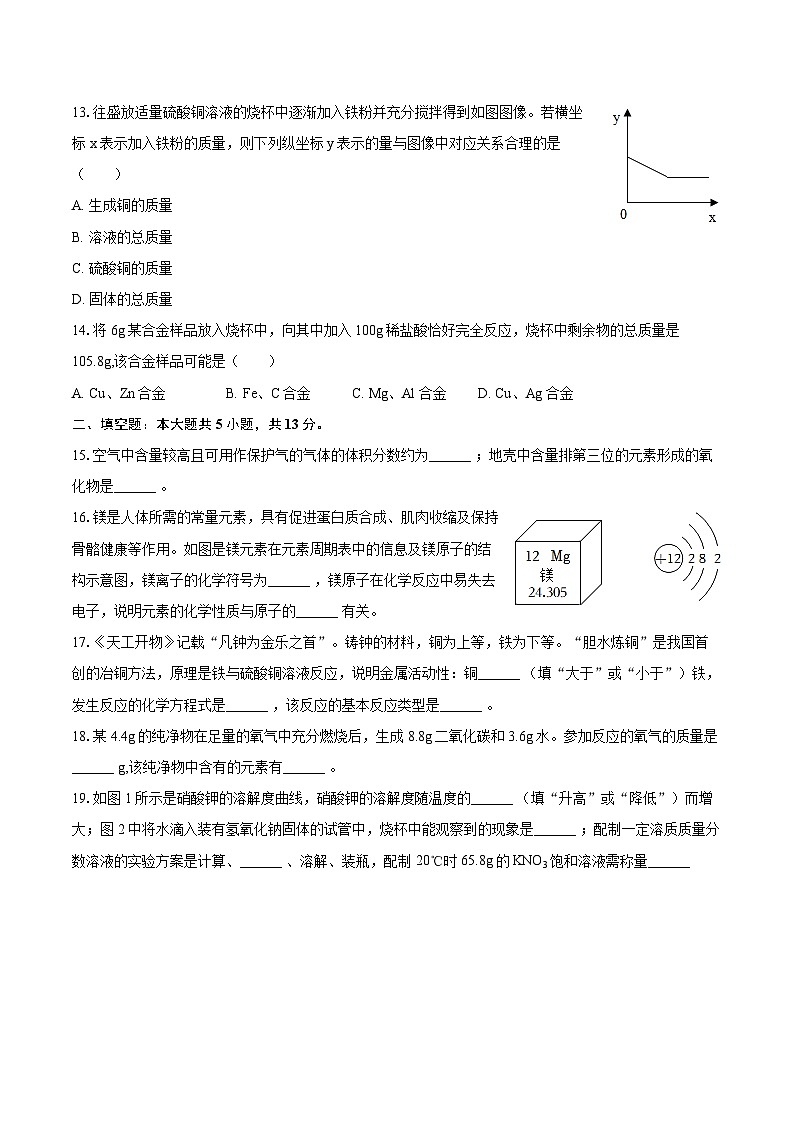 2025-2026学年河南省商丘市柘城县九年级(上)期末化学试卷-自定义类型第3页