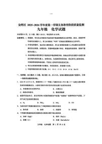 广东省珠海市金湾区2025-2026学年九年级上学期期末考试化学试题