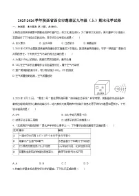 2025-2026学年陕西省西安市莲湖区九年级(上)期末化学试卷-自定义类型