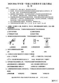 广东省梅州市五华县2025-2026学年九年级上学期1月期末考试化学试题