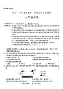 广东省河源市紫金县2025-2026学年九年级上学期化学期末测试题