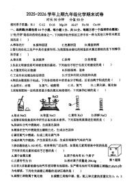河南省郑州市枫杨外国语、金水外国语、朗悦慧等5校联考2025-2026学年上学期九年级期末考试化学试题
