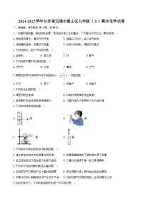 2024-2025学年江苏省无锡市惠山区九年级（上）期末化学试卷（含答案+解析）