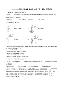 2025-2026学年江西省南昌县九年级(上)期末化学试卷-自定义类型