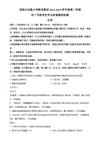 2025年广东省珠海市凤凰中学中考一模化学试题（解析版）-A4