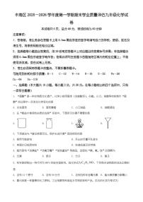 河北省唐山市丰南区2025-2026学年九年级上学期1月期末化学试题（有解析）