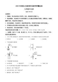 四川省宜宾市长宁县2025-2026学年九年级上学期1月期末考试化学试题(有解析)