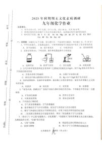 河南省南阳市西峡县2025-2026学年九年级上学期1月期末考试化学试题