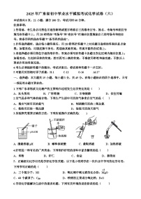 2025年广东省初中学业水平模拟考试化学试卷（六）-A4
