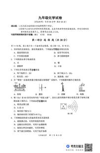 江苏省泰州市泰兴市2025-2026学年九年级上学期期末考试化学试卷