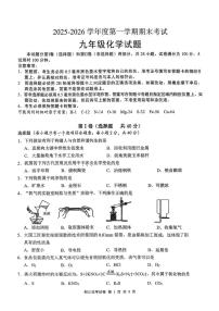 江苏省无锡市宜兴市2025-2026学年九年级上学期期末考试化学试卷
