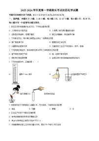山东省淄博市临淄区2025-2026学年九年级（五四学制）上学期1月期末考试化学试题（原卷+解析）