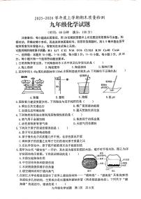 山东省日照市东港区开发区中学2025-2026学年九年级上学期期末考试化学试题