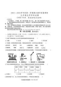 山东省东营市利津县2025-2026学年上学期期末考试九年级化学试题含答案