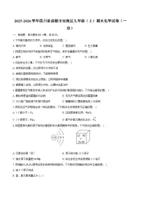 2025-2026学年四川省成都市双流区九年级（上）期末化学试卷（一诊）（含答案+解析）