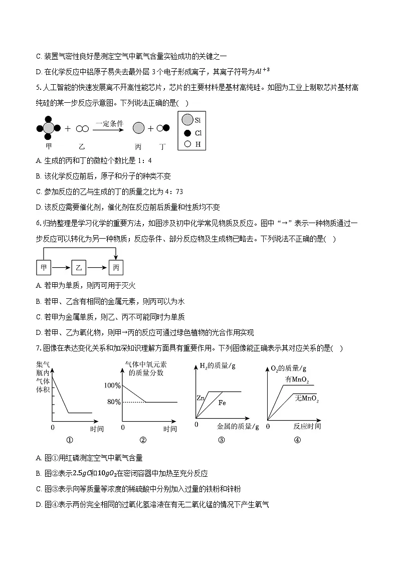 2025-2026学年湖北省武汉市洪山区九年级(上)期末化学试卷(含答案+解析)第2页