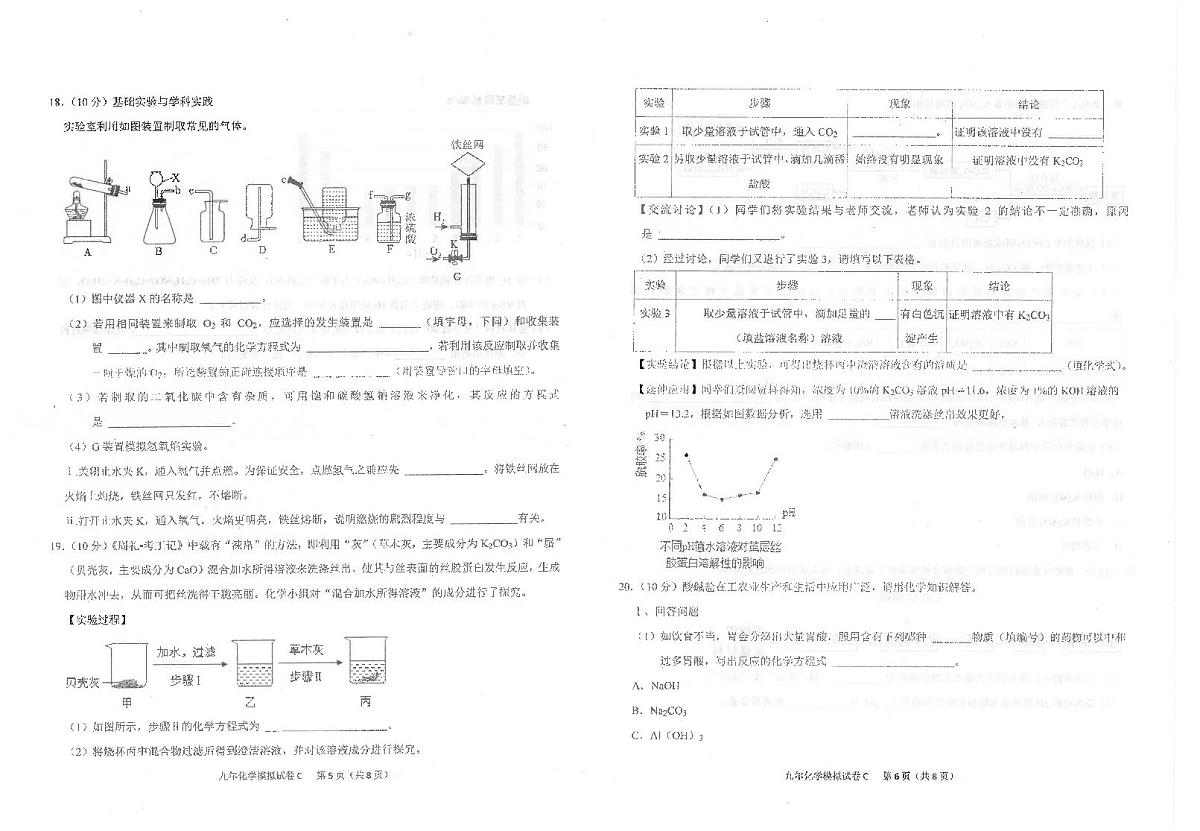 2025年广东省汕头市潮南区陈店公立学校中考一模化学试题第3页