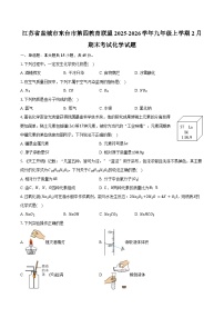 江苏省盐城市东台市第四教育联盟2025-2026学年九年级上学期2月期末考试化学试卷（含答案）