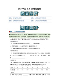 化学九年级下册（2024）金属的腐蚀优秀导学案