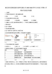 2025-2026学年湖北省省直辖县级行政单位潜江市九年级上学期1月期末考试化学试卷（含答案）