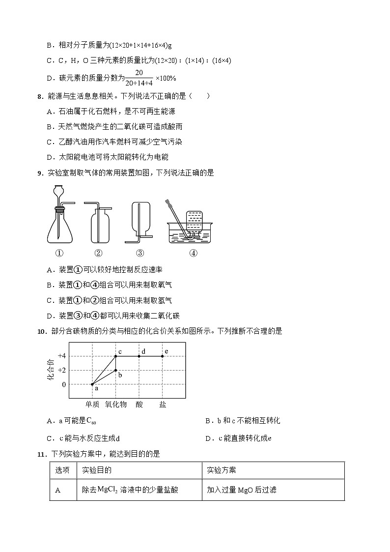 广东省广州市番禺区2026年中考一模化学试题附答案第2页