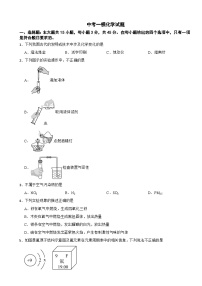 湖南省邵阳市2026年中考一模化学试题附答案