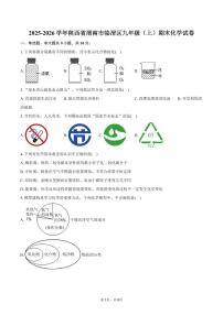 2025-2026学年陕西省渭南市临渭区九年级（上）期末化学试卷（含答案）