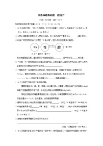 福建省2025中考化学考前抢分非选择题基础题题组六练习（含答案）