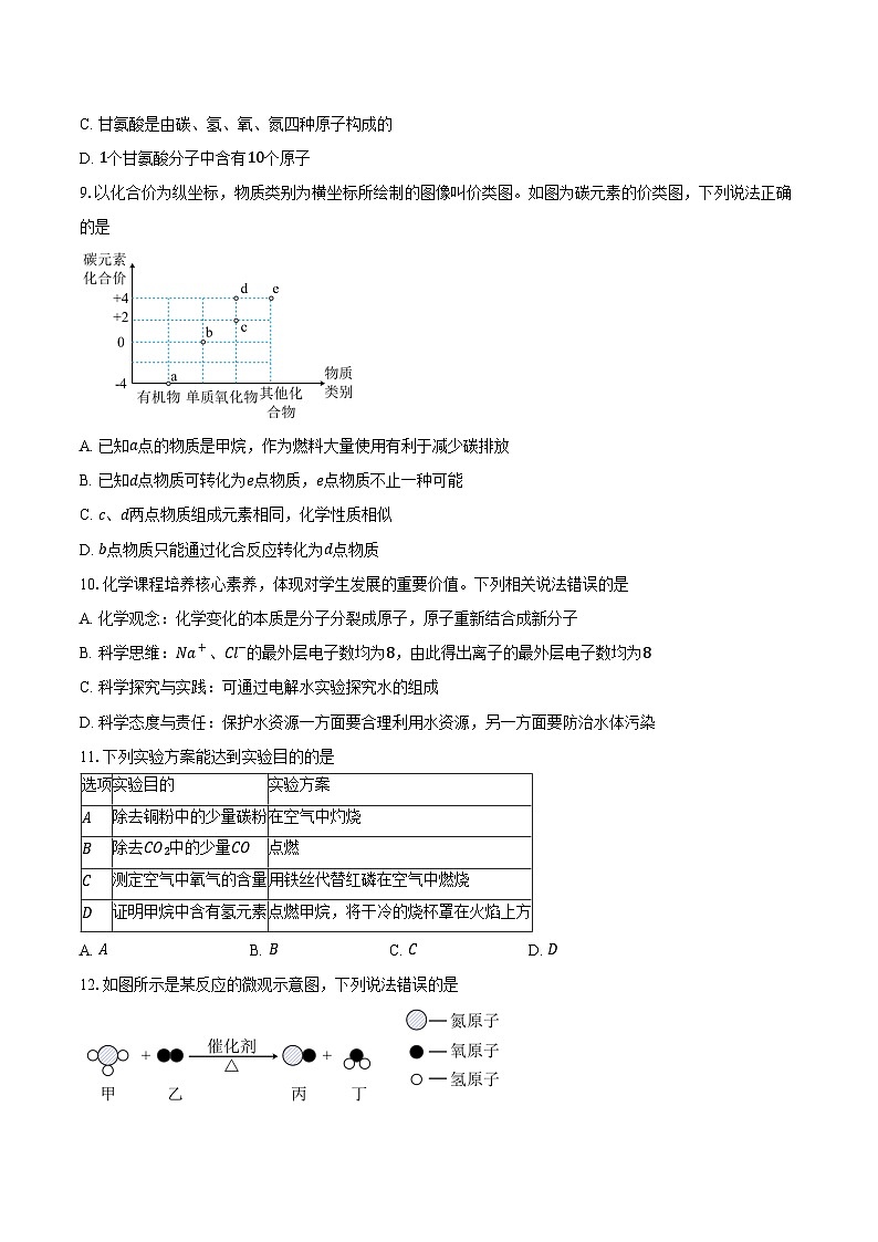 广东省揭阳市惠来县2025-2026学年九年级上学期期末质量监测化学试卷(含答案)第3页