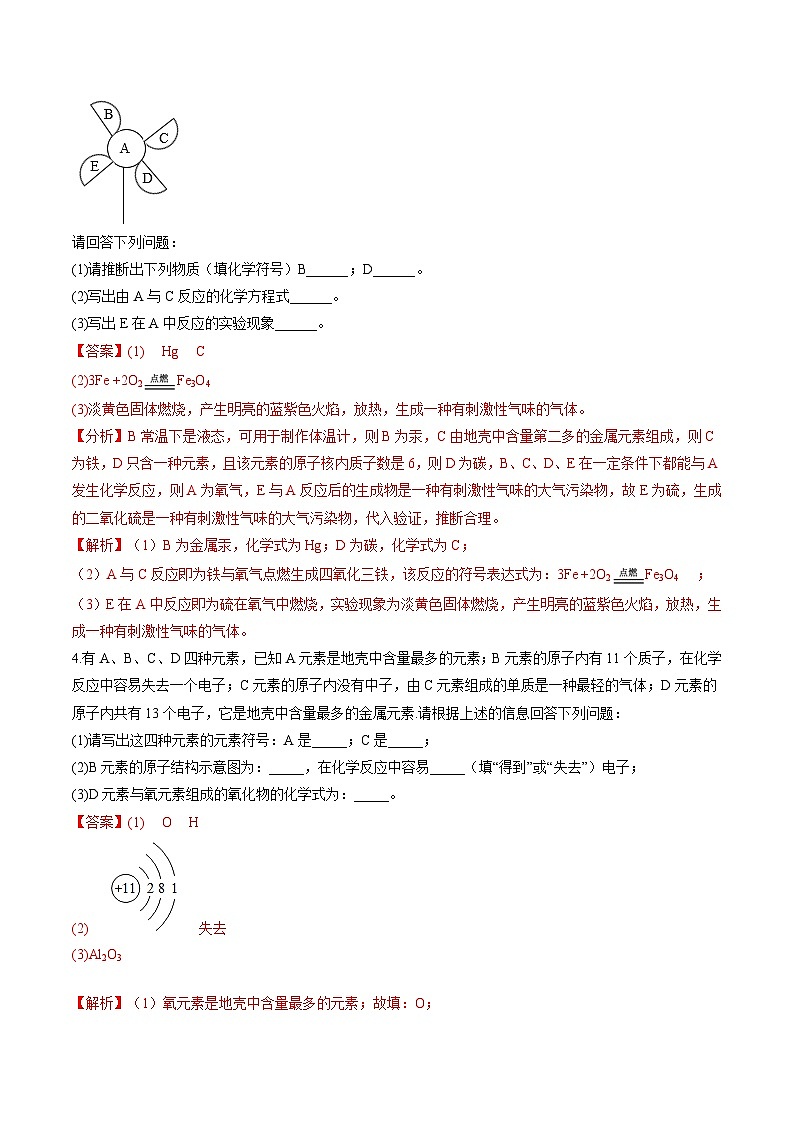 中考化学二轮复习核心考点专项拓展训练专项11 推断题(解析版)第2页